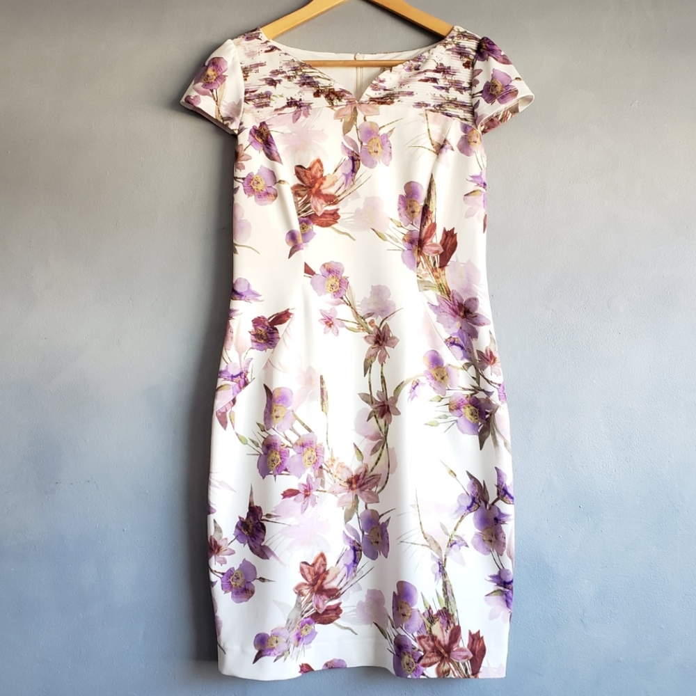 SUNVIEW COSTUME FLORAL PINK, PURPLE DRESS SIZE, 8,10